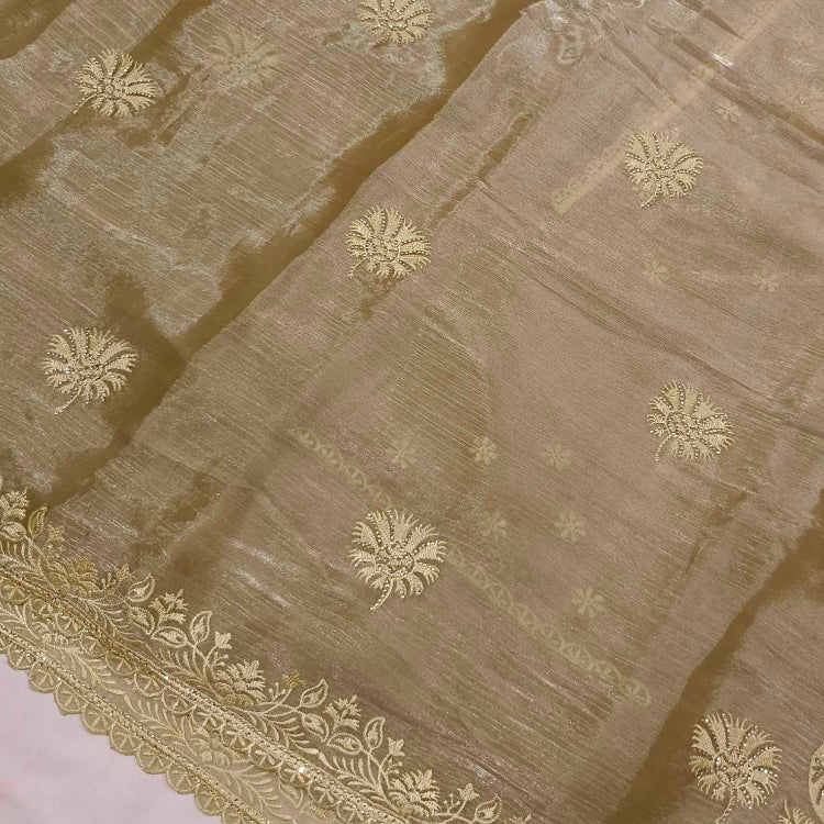 Lemon Green Jimmychoo Saree