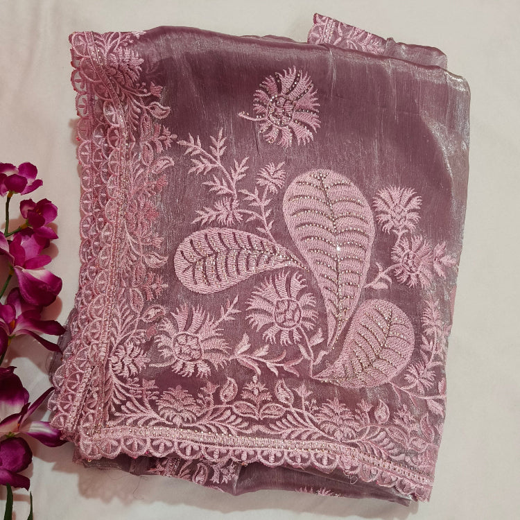 Lavender Jimmychoo Saree