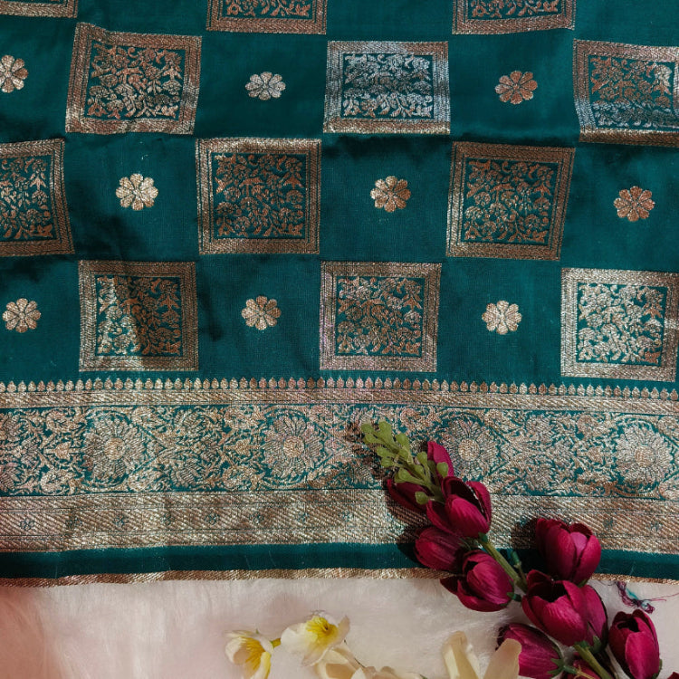 Artsilk Blue Saree