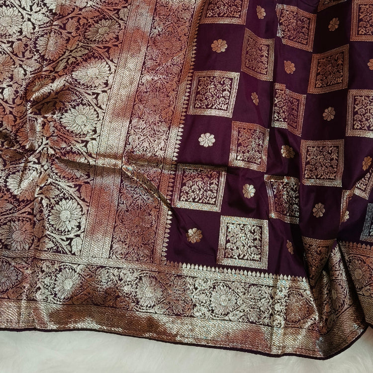 Artsilk Magenta Saree