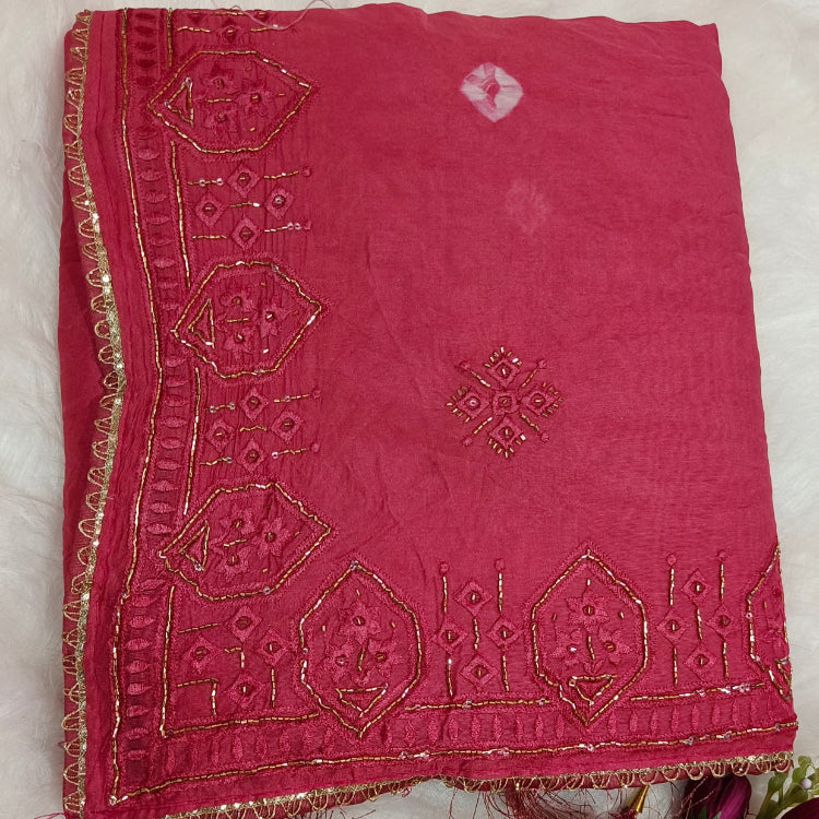 ArtSilk Pastel Pink Saree