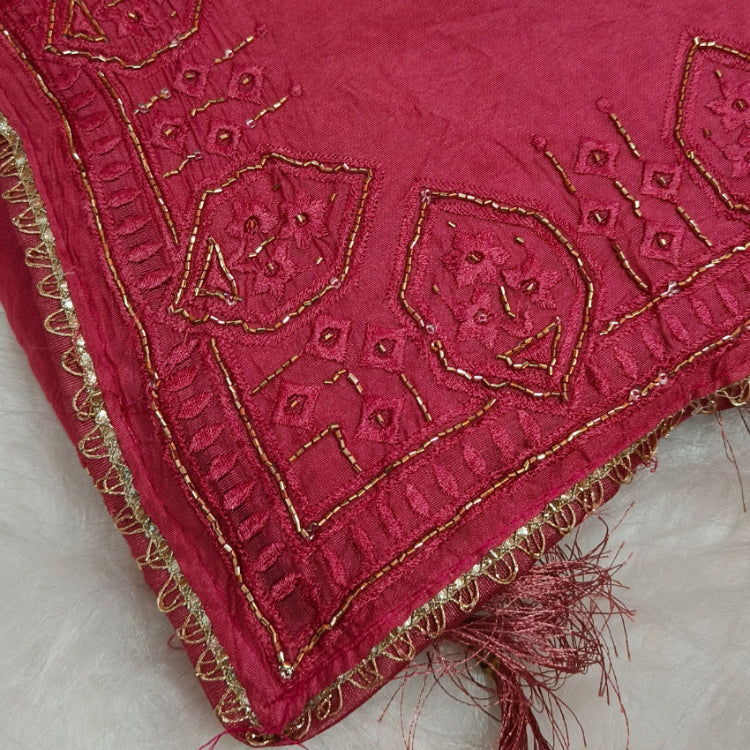 ArtSilk Pastel Pink Saree