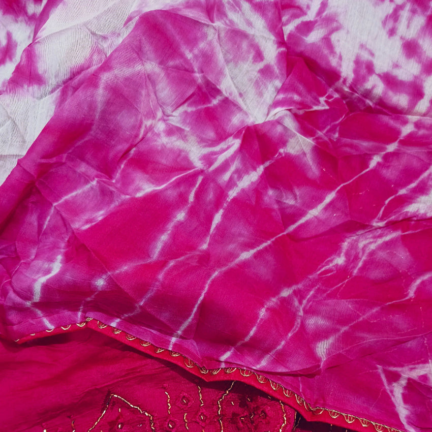 Pink Art Silk Saree
