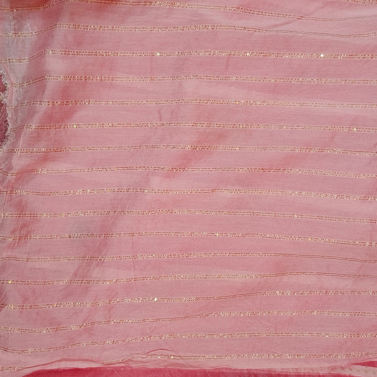 Pink Heavy Organza Saree