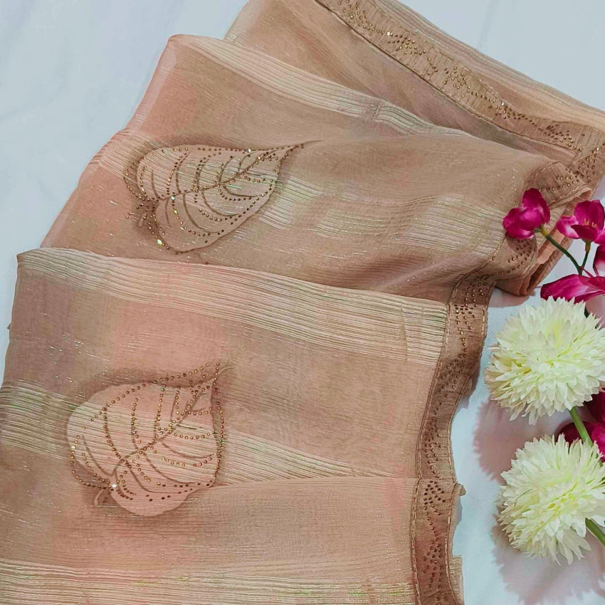 Chiffon Printed Pastel Saree