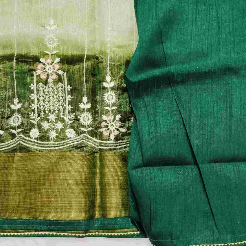 Green Art Silk Saree