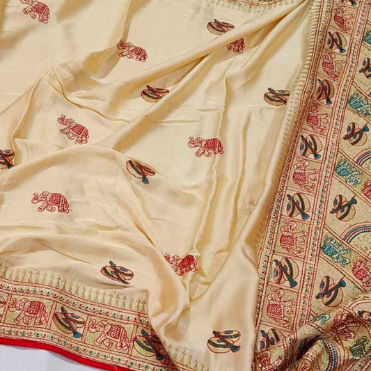 Artsilk Embroidery Saree