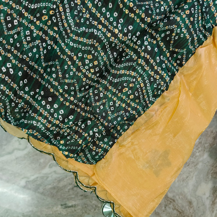 Crepe Silk Golden Shimmer Saree